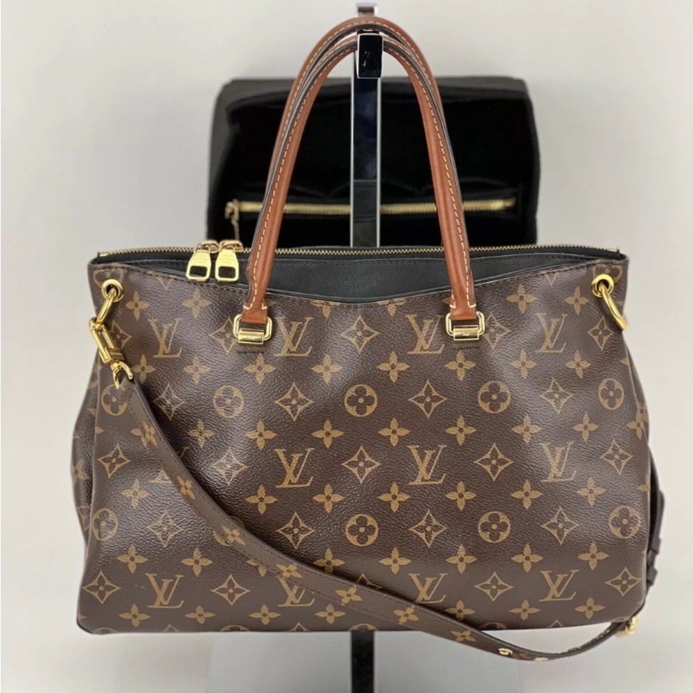 Louis Vuitton Pallas Monogram Canvas Cerise Handbag